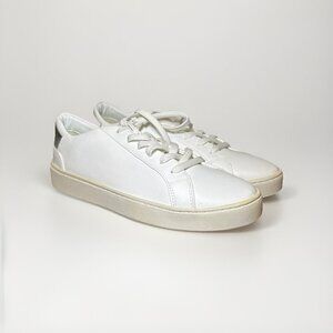 Thousand Fell Sneakers Mens 11.5 White Faux Leather Low Top Lace Up Trainer